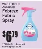 Super Fresh Febreze Fabric Spray offer