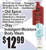 Super Fresh Old Spice Indulgent Moisture Body Wash offer