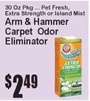Super Fresh Arm & Hammer Carpet Odor Eliminator offer