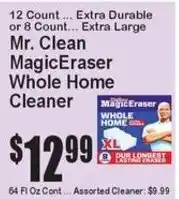 Super Fresh Mr. Clean magic eraser whole home cleaner offer