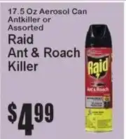 Super Fresh Raid ant & roach killer offer