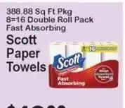 Super Fresh Scott paper towels offer