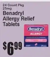 Super Fresh Benadryl Allergy Relief Tablets offer