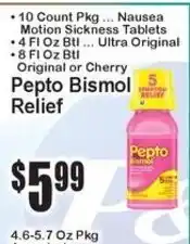 Super Fresh Pepto Bismol Relief offer
