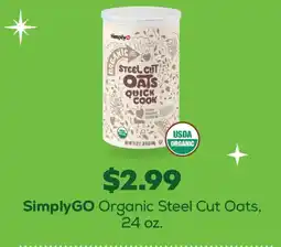 Grocery Outlet SimplyGO Organic Steel Cut Oats offer
