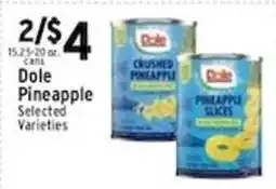 Met Foodmarkets Dole Pineapple Selected Varieties offer