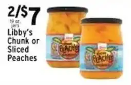 Met Foodmarkets Libby's Chunk or Sliced Peaches offer