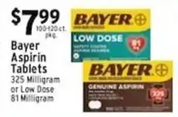 Met Foodmarkets Bayer Aspirin Tablets offer