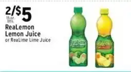 Met Foodmarkets ReaLemon Lemon Juice or ReaLime Lime Juice offer