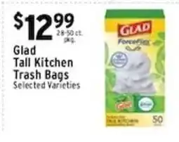 Met Foodmarkets Glad tall kitchen trash bags offer