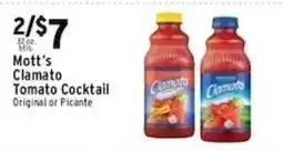 Met Foodmarkets Mott's Clamato Tomato Cocktail offer