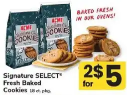 ACME Signature Select Fresh Baked Cookies offer