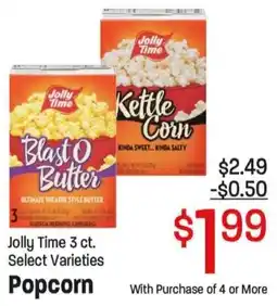 Maceys Jolly Time Popcorn offer