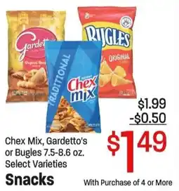 Maceys Chex Mix, Gardetto's or Bugles offer