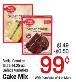 Maceys Betty Crocker cake mix offer