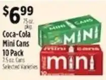 Pioneer Supermarkets Coca-Cola Mini Cans offer