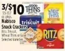 Pioneer Supermarkets Nabisco Snack Crackers offer
