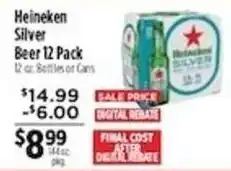 Pioneer Supermarkets Heineken Silver Beer offer