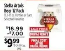 Pioneer Supermarkets Stella Artois Beer offer