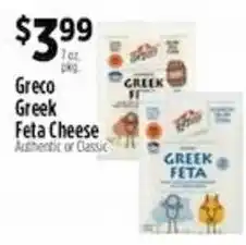 Pioneer Supermarkets Greco Greek Feta Cheese offer
