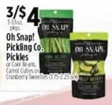 Pioneer Supermarkets Oh Snap! Pickling Co. Pickles offer