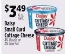 Pioneer Supermarkets Daisy cottage cheese offer