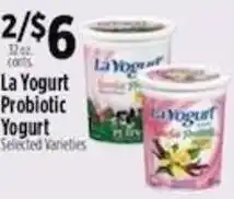 Pioneer Supermarkets La Yogurt Probiotic Yogurt offer
