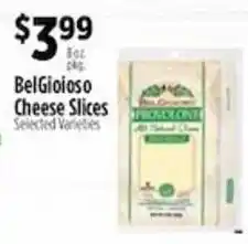 Pioneer Supermarkets BelGioioso cheese slices offer