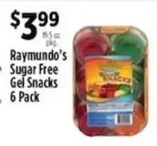 Pioneer Supermarkets Raymundo's Sugar Free Gel Snacks offer
