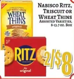 Trade Fair Supermarket Nabisco Ritz, Triscuit or Wheat Thins offer