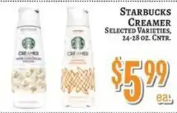 Trade Fair Supermarket Starbucks creamer offer