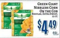 Trade Fair Supermarket Green Giant nibblers corn on the cob offer