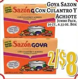 Trade Fair Supermarket Goya sazon con culantro y achiote offer