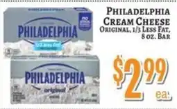 Trade Fair Supermarket Philadelphia cream cheese original offer