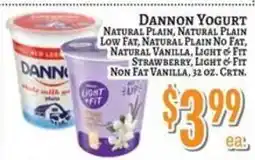Trade Fair Supermarket Dannon Yogurt offer