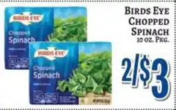 Trade Fair Supermarket Birds Eye chopped spinach offer