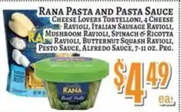 Trade Fair Supermarket Rana pasta and pasta sauce offer