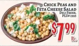 Trade Fair Supermarket Chick Peas and Feta Cheese Salad offer