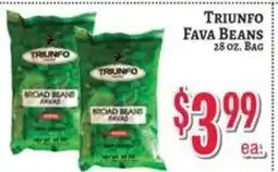 Trade Fair Supermarket Triunfo fava beans offer
