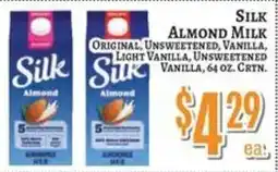 Trade Fair Supermarket Silk Almond Milk offer