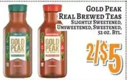 Trade Fair Supermarket Gold Peak real brewed teas offer