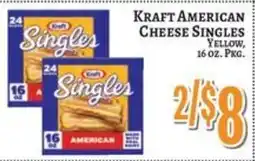 Trade Fair Supermarket Kraft American cheese singles offer