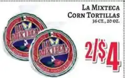 Trade Fair Supermarket La Mixteca corn tortillas offer