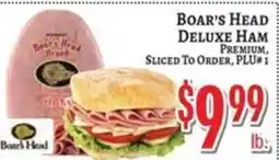 Trade Fair Supermarket Boar's Head Deluxe Ham offer
