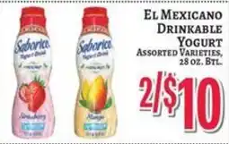 Trade Fair Supermarket El Mexican Drinkable Yogurt offer