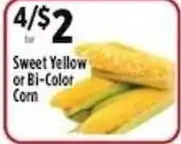 Pioneer Supermarkets Sweet Yellow or Bi-Color Corn offer
