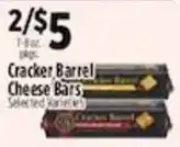 Pioneer Supermarkets Cracker Barrel Cheese Bars offer
