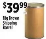 Pioneer Supermarkets Big Brown Shipping Barrel offer