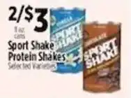 Pioneer Supermarkets Sport Shake Protein Shakes offer
