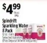 Pioneer Supermarkets Spindrift sparkling water offer